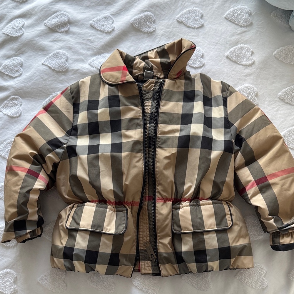 Burberry Kids Checkered Jacket